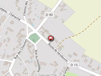 Carte de Les 7 Tours à Cheneché