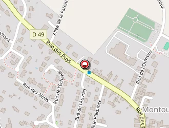 Carte de Complexe Sportif à Montournais