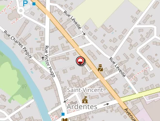 Carte de La Robinerie à Ardentes