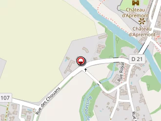 Carte de Devin Cédric à Apremont