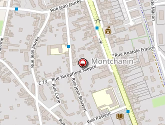 Carte de J . Moreno à Montchanin