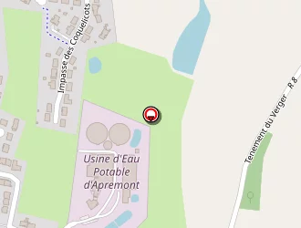 Carte de Stade Thébault-lebreton à Apremont