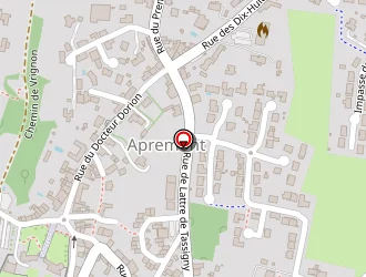 Carte de Les Vieux De La Vieille à Apremont