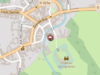 Carte de Syndicat Des Eaux Potables à Lignières