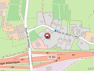 Carte de Complexe Sportif à Moroges