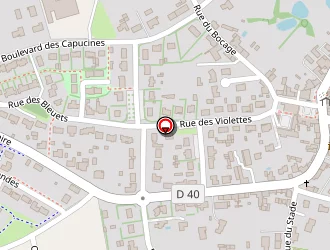 Carte de Menuiserie Du Lac à Maché