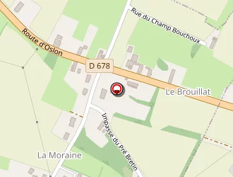 Carte de Gemecod à Saint-christophe-en-bresse