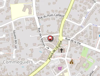 Carte de U Express à Commequiers