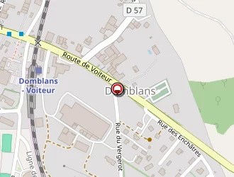 Carte de Ravier à Domblans