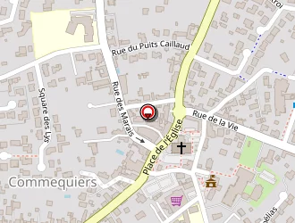 Carte de La Poste à Commequiers