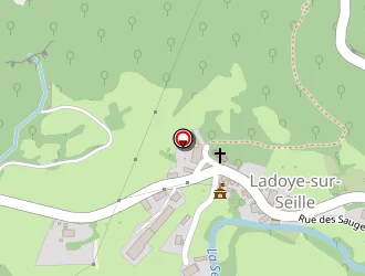 Carte de Baudry (ste) à Ladoye-sur-seille