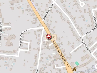 Carte de Soudée Bernard à Poinçonnet (le)