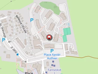 Carte de Ecole Du Ski Français à Métabief