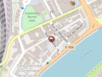 Carte de Hôtel Syracuse à Chalon-sur-saône