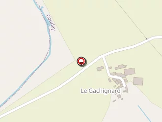 Carte de Chambre D'hôtes Du Gachignard à Courlay