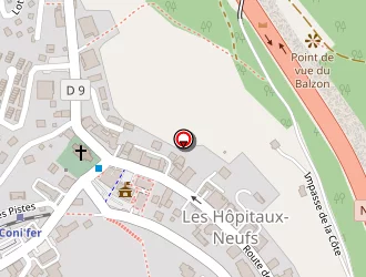 Carte de Fournil Du Mont D' Or à Hôpitaux-neufs (les)