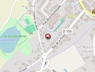 Carte de La Poste à Courlay