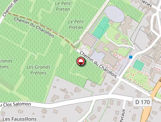 Carte de Chavaudrey Electricité à Givry