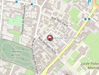 Carte de Espace Vannier à Chalon-sur-saône