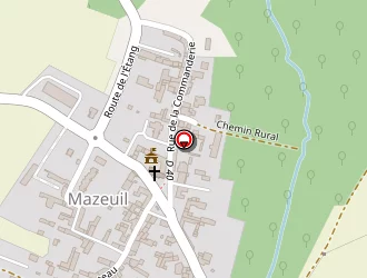 Carte de Ecole Communale à Mazeuil
