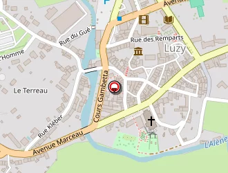 Carte de Caisse Epargne à Luzy