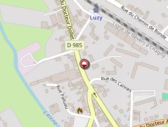 Carte de Créa'tifs à Luzy