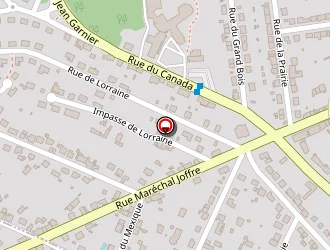 Carte de La Favorite à Creusot (le)