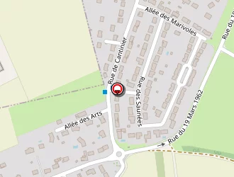 Carte de C.n.r. à Poinçonnet (le)