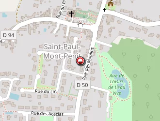 Carte de Rivera Bernard à Saint-paul-mont-penit