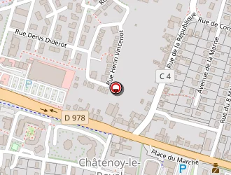 Carte de La Poste à Châtenoy-le-royal