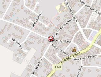 Carte de Ecole Publique Primaire à Soullans