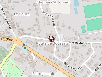 Carte de Salle Des Fetes à Chiché