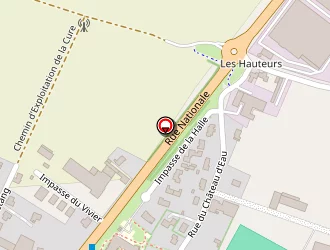 Carte de Salle Polyvalente à Sainte-florence