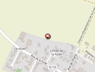 Carte de Charrier Bois à Sainte-florence