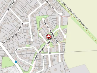 Carte de Eugène Delatour à Châtellerault