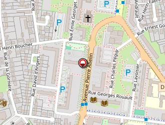 Carte de Thales Avionics à Châtellerault