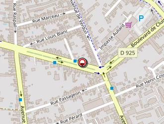 Carte de Abaca Déols Taxi à Châteauroux