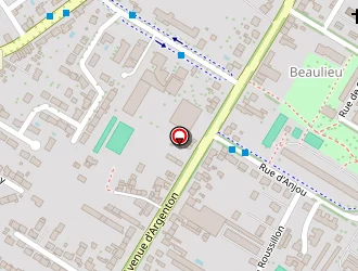 Carte de Courtine Centre à Châteauroux