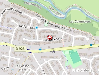 Carte de Delacoux Daniel à Châteauroux