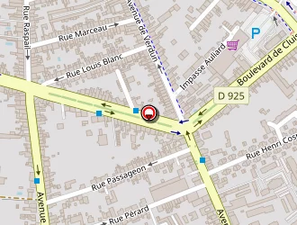 Carte de Alinéa 36 à Châteauroux