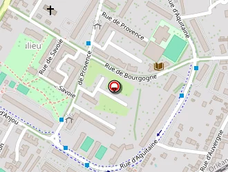 Carte de Stade à Châteauroux