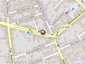 Carte de Le Celtic à Châteauroux