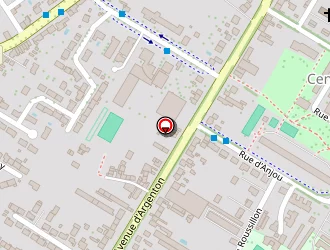 Carte de Eléphant Bleu à Châteauroux