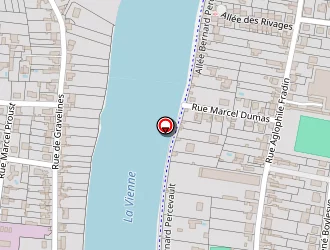 Carte de Société Nautique Aviron à Châtellerault