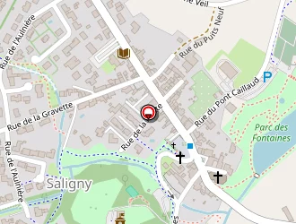 Carte de Gainier Samuel à Saligny