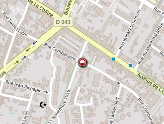 Carte de Ecole Maternelle Buffon à Châteauroux