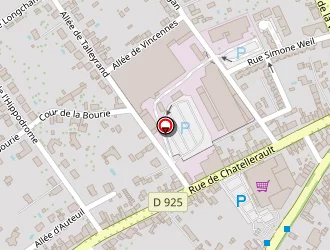 Carte de Carrefour Market Drive à Châteauroux