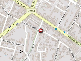 Carte de Mosquée Er-rahma à Châteauroux