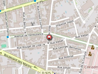 Carte de Espace Françoise Katz à Châteauroux