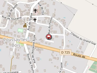 Carte de Chesnes Monique à Leigné-les-bois